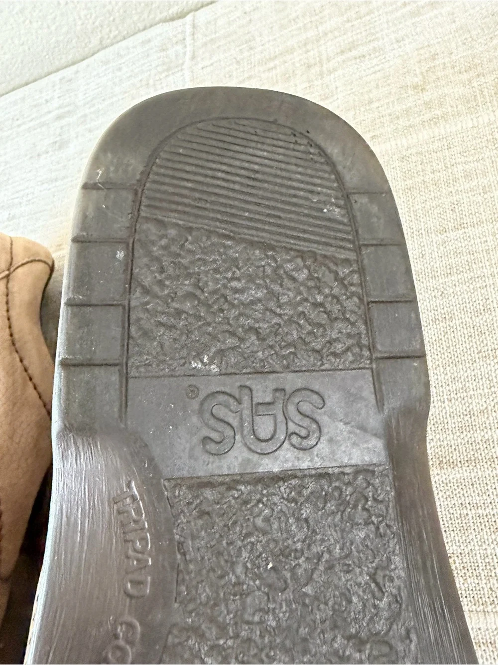 SAS Men’s Bout Time Leather Suede Walking Shoes Sneakers Sz 10.5W Tan Comfort